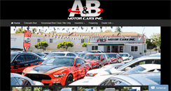 Desktop Screenshot of abmotors.com